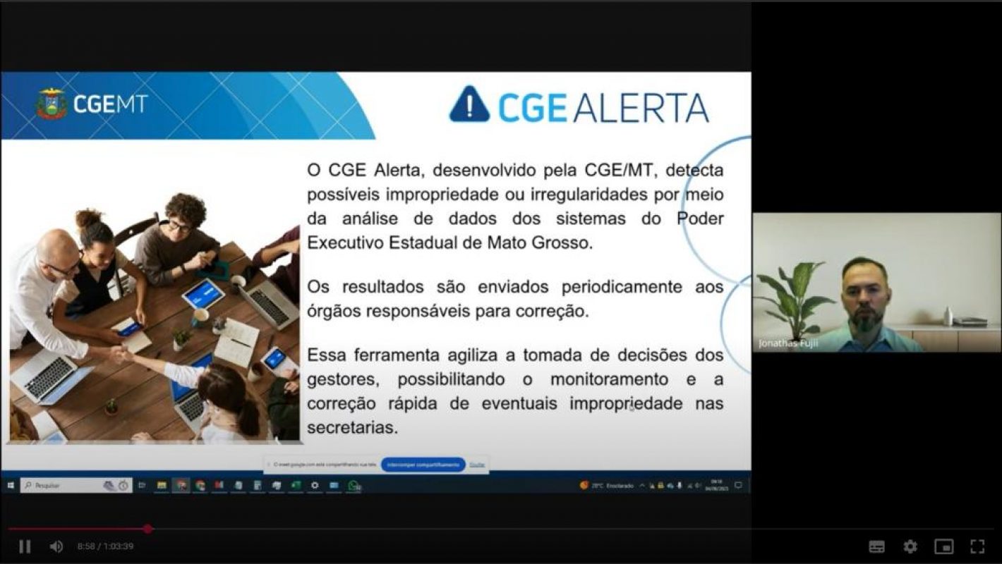 Ferramenta de auditoria contínua da CGE desperta interesse da ...